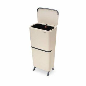 Világosszürke műanyag szelektív szemetes 20+25 l SortUp Recycle Hi – Brabantia kép