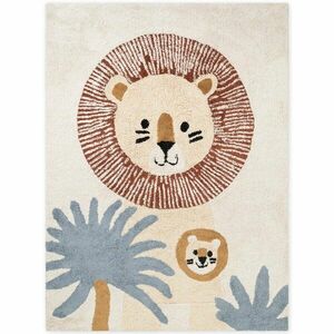 Krémszínű mosható-kézi szövésű pamut gyerek szőnyeg 140x200 cm Snuggle Leander – Hanse Home kép