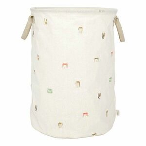 Krémszínű textil játéktároló kosár ø 54x38 cm Moira – OYOY Mini kép