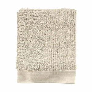Krémszínű frottír pamut törölköző 50x70 cm Classic – Zone kép