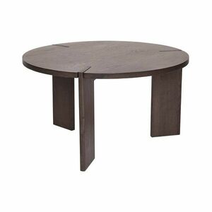 Sötét natúr színű kőrisfa kerek dohányzóasztal ø 65 cm Oy – OYOY Living Design kép