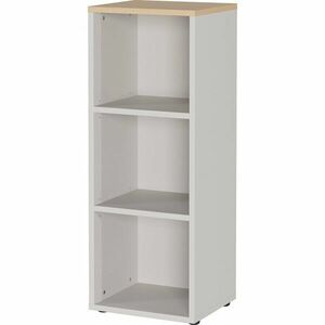 Krémszínű matt könyvespolc 45x120x40 cm Lissabon – Germania kép