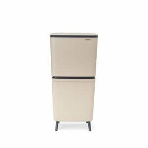 Bézs műanyag szelektív szemetes 25+10+10 l SortUp Recycle Hi – Brabantia kép