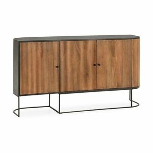 Natúr színű mangófa komód 165x90x40 cm Curve – MOME kép