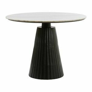 Kerek étkezőasztal márvány asztallappal ø 100 cm Rianne – Light & Living kép