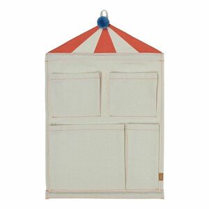 Krémszínű textil függő rendszerező 40x1x60 cm Circus – OYOY Mini kép