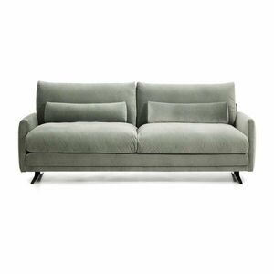 Zöld bársony kanapé 210 cm Veliro – Kave Home kép
