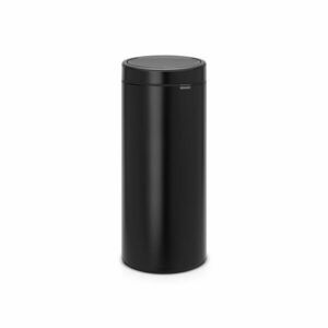 Matt fekete acél érintésre nyíló szemetes 30 l Touch Bin – Brabantia kép