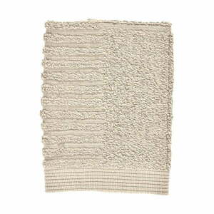 Krémszínű frottír pamut törölköző 30x30 cm Classic – Zone kép