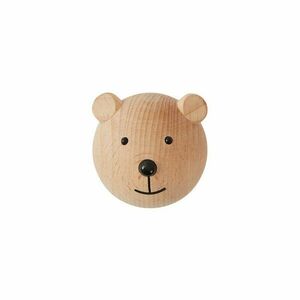 Natúr színű fali bükkfa akasztó Bear – OYOY Mini kép