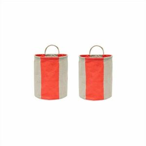 Textil tárolókosár szett 2 db-os ø 18x22 cm Kara – OYOY Living Design kép