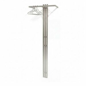 Ezüstszínű acél fali fogas 65 cm Senza – Spinder Design kép