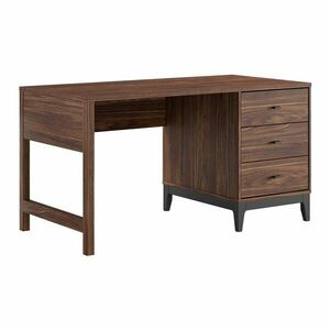 Íróasztal diófa dekorral 70x140 cm Ilyas – Vipack kép