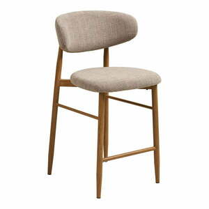 Bézs-natúr színű kárpitozott bárszék (ülésmagasság 65 cm) Levanto – House Nordic kép