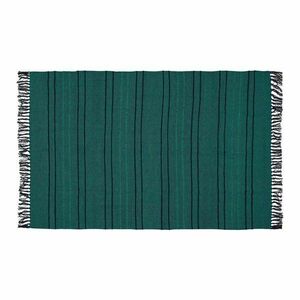 Zöld pamut takaró 140x200 cm Tap – Hübsch kép