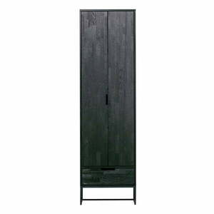 Fekete kőrisfa szekrény 60x210x36 cm Silas – WOOOD kép