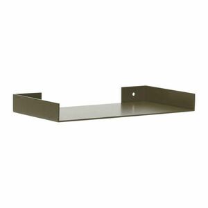 Sötétzöld fém fali polc 30 cm Sheets – Hübsch kép