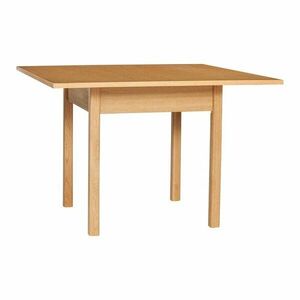 Étkezőasztal tölgyfa dekorral 110x110 cm Geo – Hübsch kép