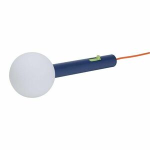 Kék fém LED dimmelhető asztali lámpa üveg búrával (magasság 30 cm) Talk – Hübsch kép
