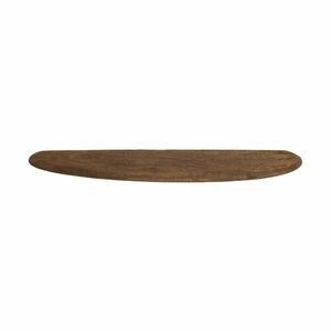 Sötét natúr színű mangófa fali polc 49 cm Ginosu – Light & Living kép