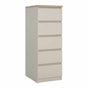 Krémszínű komód 40x111x50 cm Naia – Tvilum kép