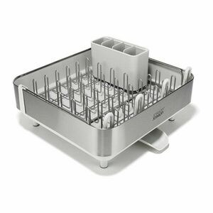 Ezüstszínű állítható műanyag edényszárító 35, 5x38 cm Extend Steel Plus – Joseph Joseph kép