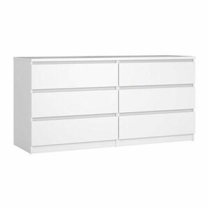 Fehér komód 154x76x50 cm Naia – Tvilum kép