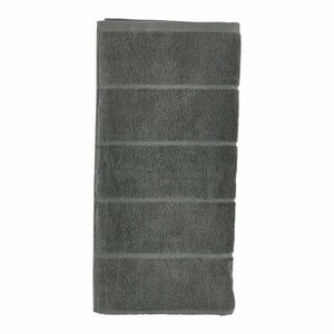 Sötétzöld frottír pamut fürdőlepedő 70x140 cm Sauna – Zone kép