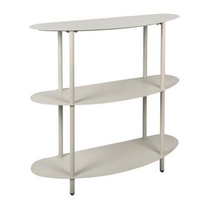 Szürke fém polcos állvány 90x82x28 cm Riqueza – Leitmotiv kép