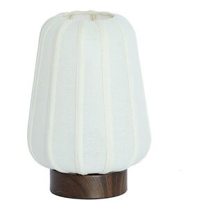 Fehér fém asztali lámpa textil búrával (magasság 29 cm) Bibia – Light & Living kép