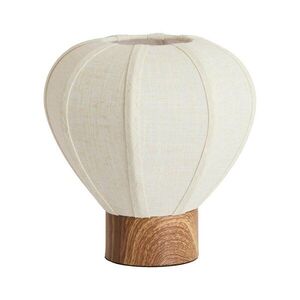 Krémszínű fém asztali lámpa textil búrával (magasság 23, 5 cm) Kyzo – Light & Living kép