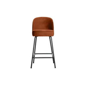 Téglavörös bársony bárszék (ülésmagasság 64 cm) Vogue – WOOOD kép