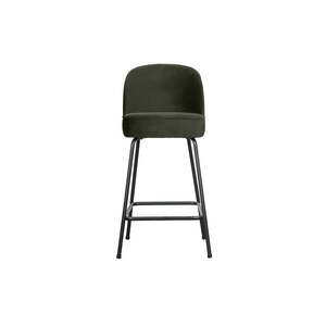 Sötétzöld bársony bárszék (ülésmagasság 64 cm) Vogue – WOOOD kép