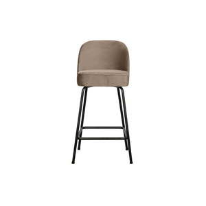 Bézs bársony bárszék (ülésmagasság 64 cm) Vogue – WOOOD kép