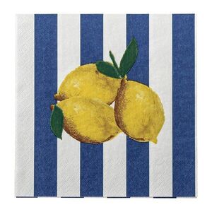 Papír szalvéta szett 20 db-os 33x33 cm Limone – Bloomingville kép