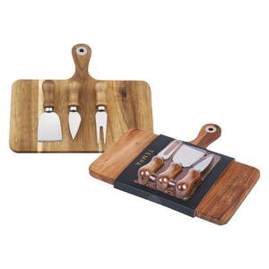 Fa tálalódeszka sajtokhoz, tartozékokkal 25x29 cm Fromagerie - Ladelle kép