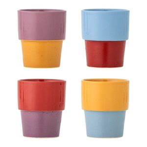 Kőedény csésze szett 4 db-os cappucinóhoz 150 ml Ewan – Bloomingville kép
