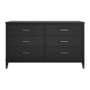 Fekete komód 144x85x41 cm Westerleigh – Støraa kép