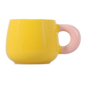 Sárga new bone china bögre 470 ml Coco – ONA kép