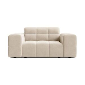 Krémszínű bársony fotel Chicago – Cosmopolitan Design kép