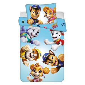 Pamut gyerek ágyneműhuzat babaágyhoz 100x135 cm Paw Patrol – Jerry Fabrics kép