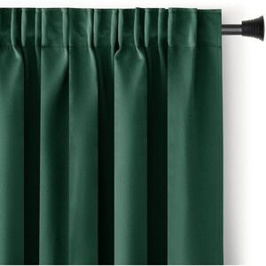 Sötétzöld dimout (részleges sötétítő) függöny 200x245 cm Kierra – Restilo kép