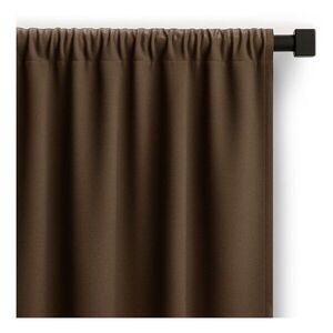 Barna dimout (részleges sötétítő) függöny 200x250 cm Carli – Restilo kép