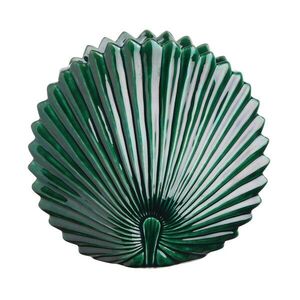 LEAF váza, sötétzöld 24cm kép