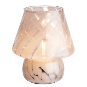 MISS MARBLE LED lámpa, bézs 16, 5cm kép