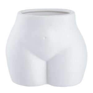 váza/kaspó, fehér 15cm kép