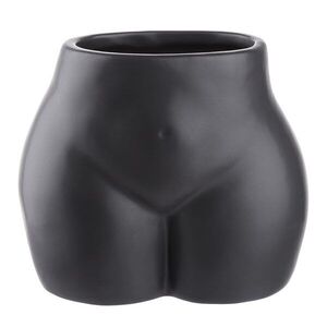 váza/kaspó 15cm, fekete kép