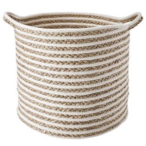 COTTON BRAID kosár csíkos, Ø 35cm kép