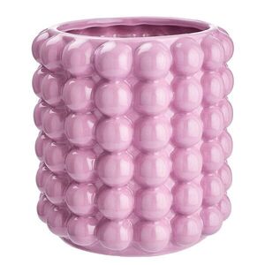 BUBBLE kaspó, rózsaszín Ø 15cm kép