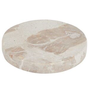 MARBLE márvány poháralátét, bézs Ø10 cm kép